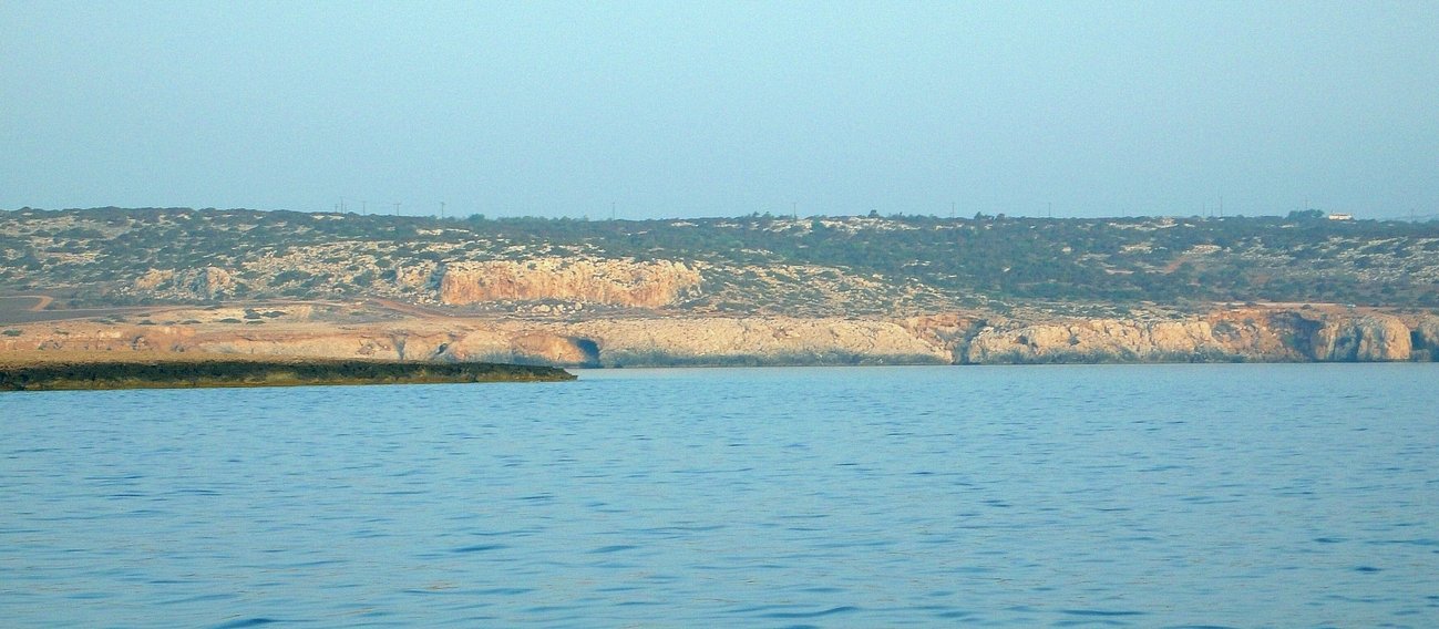 Ciprus Greco-fok sziklás part
