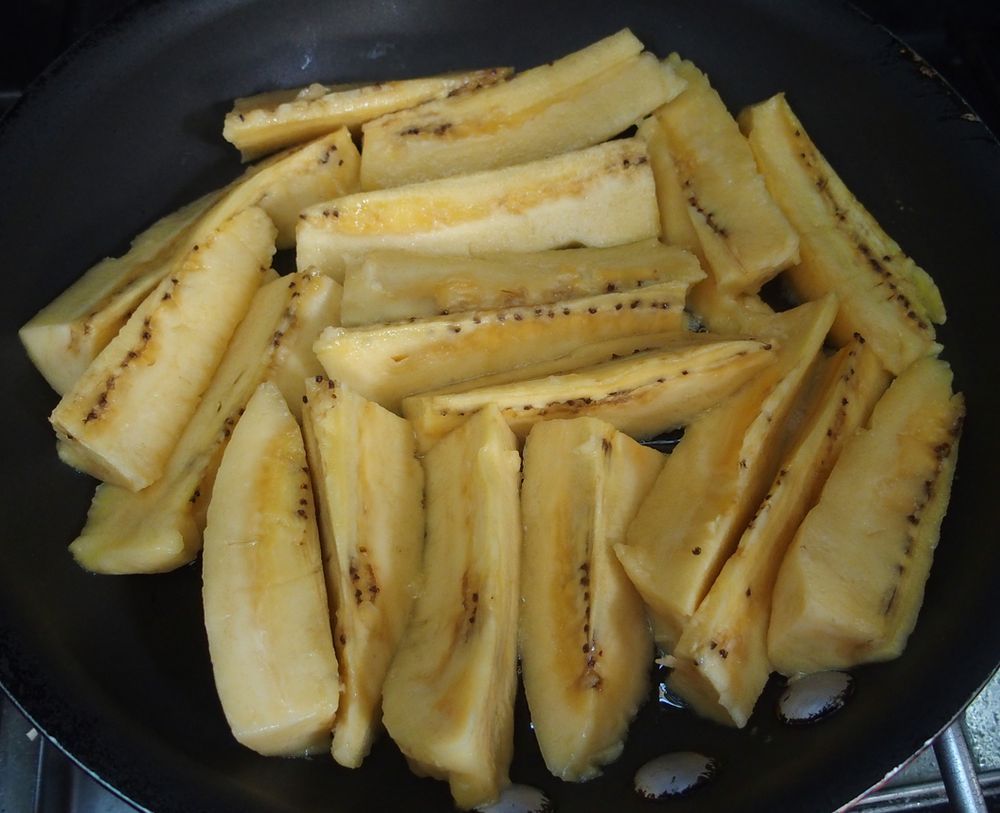 frying plantain