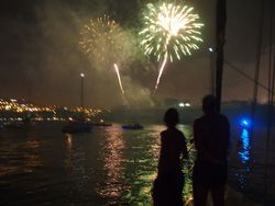 szilveszter tûzijáték Martinique Fort de France